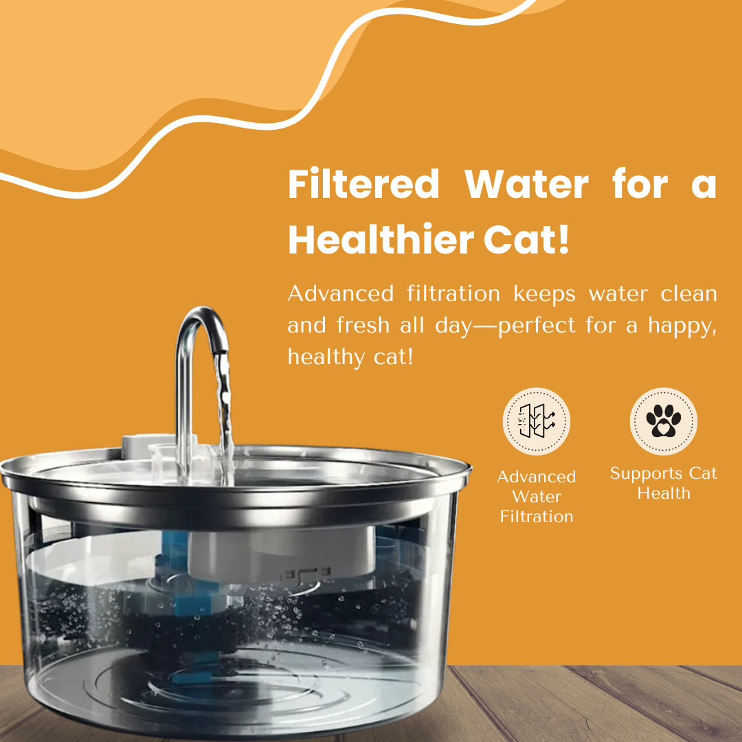 IzzyPet™ Cat Water Fountain | Keeps Your Cat Hydrated, Healthy, and Thriving